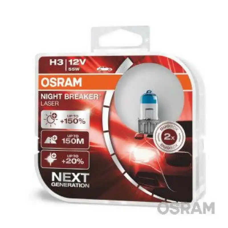 OSRAM H3 Night Breaker Laser Next Generation Duo Box 64151NL-HCB Bestpreis