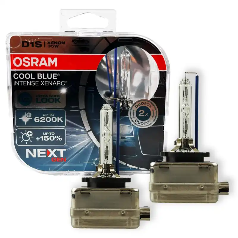 2x Osram D1S Cool Blue Intense Xenon Birnen 150% mehr Helligkeit 66140CBN-HCB Neu