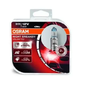 Zertifiziert OSRAM H1 Night Breaker Unlimited Duo Box 64150NBU-HCB