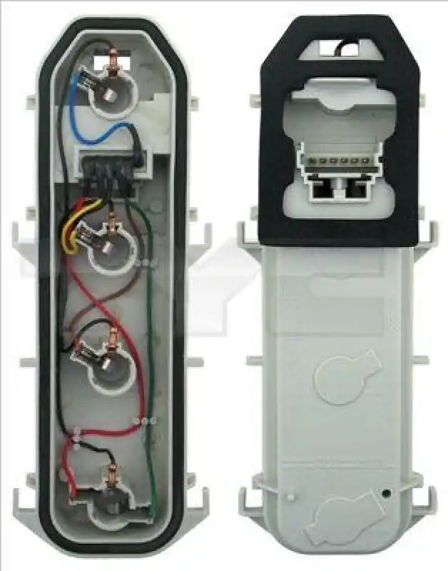 Heißes Angebot TYC Lampenträger, Heckleuchte 11-0231-WP-2