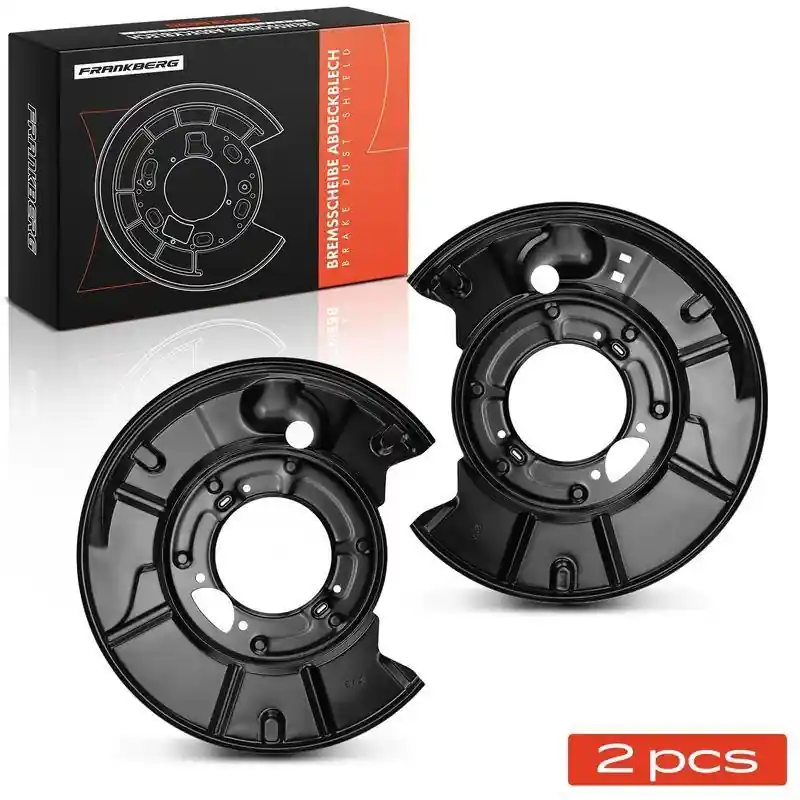 Echt 2x Frankberg Ankerblech Bremsscheibe Hinterachse Beidseitig 5481FB0032593