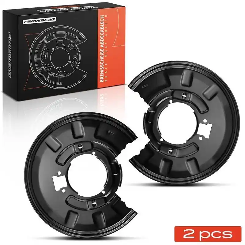 Echt 2x Frankberg Ankerblech Bremsscheibe Hinterachse Beidseitig 5481FB0032533