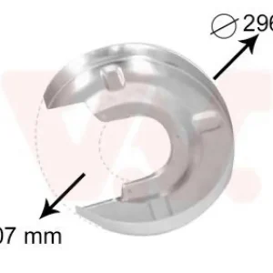 VAN WEZEL Spritzblech, Bremsscheibe 5874373 Direktkauf