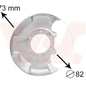 VAN WEZEL Spritzblech, Bremsscheibe 5810371 Angebot