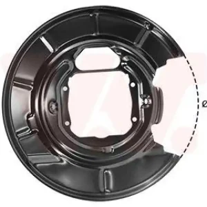 VAN WEZEL Spritzblech, Bremsscheibe 639377 Abverkauf