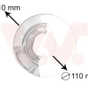 VAN WEZEL Spritzblech, Bremsscheibe 5874372 Billig