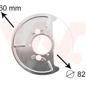 VAN WEZEL Spritzblech, Bremsscheibe 5870371 Sonderaktion