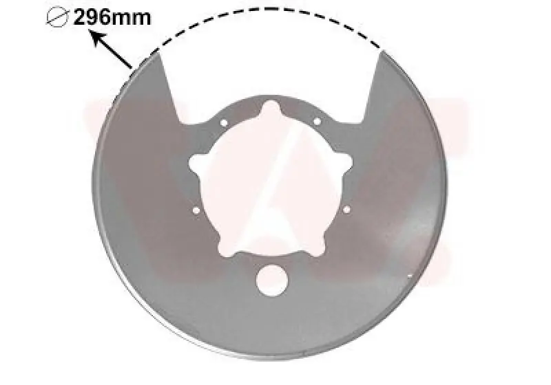 Aktuell VAN WEZEL Spritzblech, Bremsscheibe 2815375