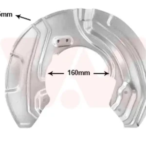 Angebot VAN WEZEL Spritzblech, Bremsscheibe 667372