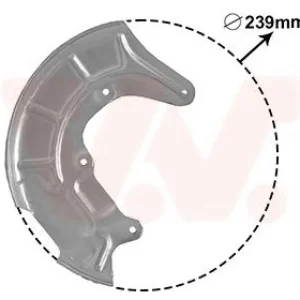 VAN WEZEL Spritzblech, Bremsscheibe 5817372 Schneller Versand