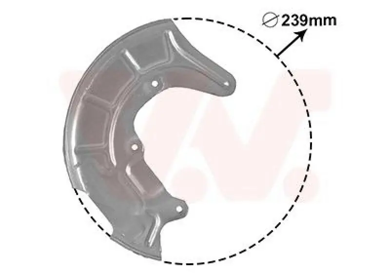 VAN WEZEL Spritzblech, Bremsscheibe 5817372 Schneller Versand
