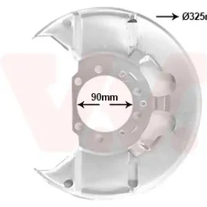 VAN WEZEL Spritzblech, Bremsscheibe 3768371 Bestseller