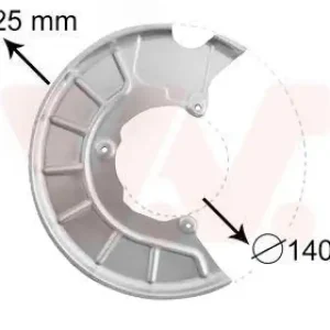 VAN WEZEL Spritzblech, Bremsscheibe 7622372 Sichere Zahlung