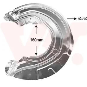 VAN WEZEL Spritzblech, Bremsscheibe 633371 Preisreduziert