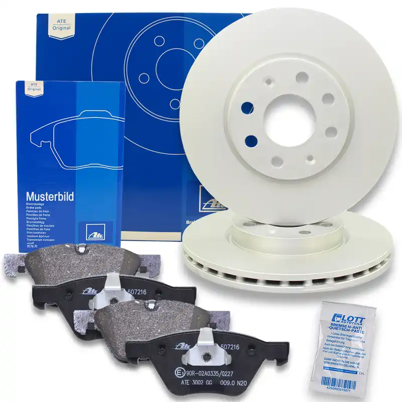 Beliebt 2 ATE Bremsscheiben Ø333mm + Beläge vorne passend für VW Transporter Multivan T5