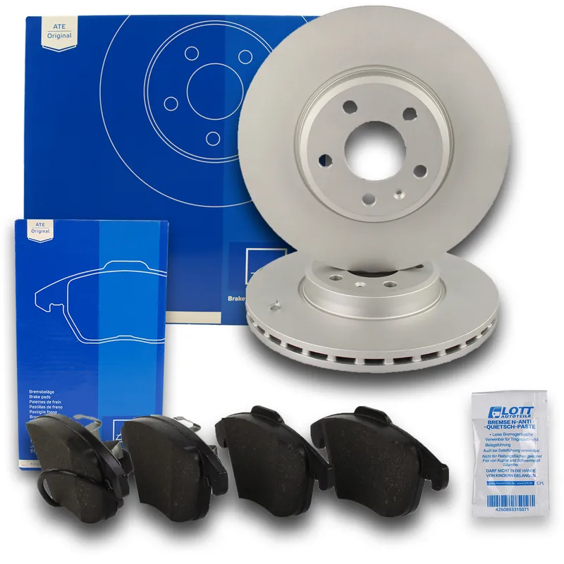ATE Bremsscheiben Ø314mm + Beläge vorne passend für Audi A4 B8 Audi A5 Sportback Bestseller