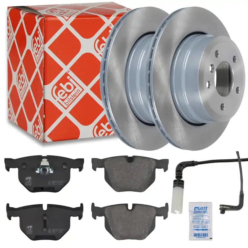 Sofort Bestellen Febi Bremsscheiben Ø 319,7mm + Beläge vorne passend für u.a. BMW 5 Touring (E61)