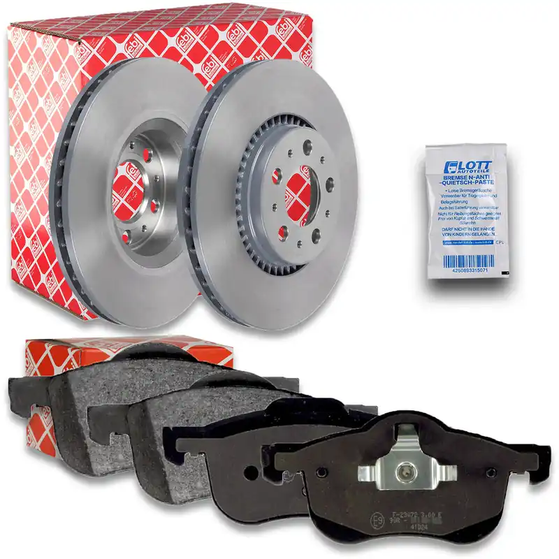 Sofort Bestellen FEBI Bremsscheiben Ø305mm + Beläge vorne passend für Volvo V70 2 S60 2.4 D5