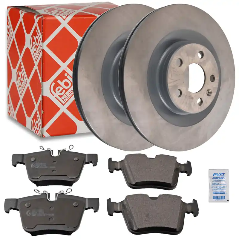 2x Febi Bremsscheiben Ø320mm Bremsbeläge hinten passend für Volvo Xc90 D4 V90 Nur Heute