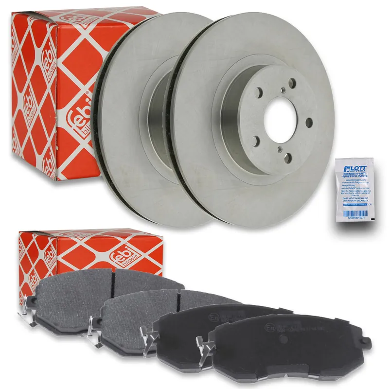 2x Febi Bremsscheibe Ø277mm + Bremsbeläge Set vorne passend für Subaru Impreza Jetzt Bestellen