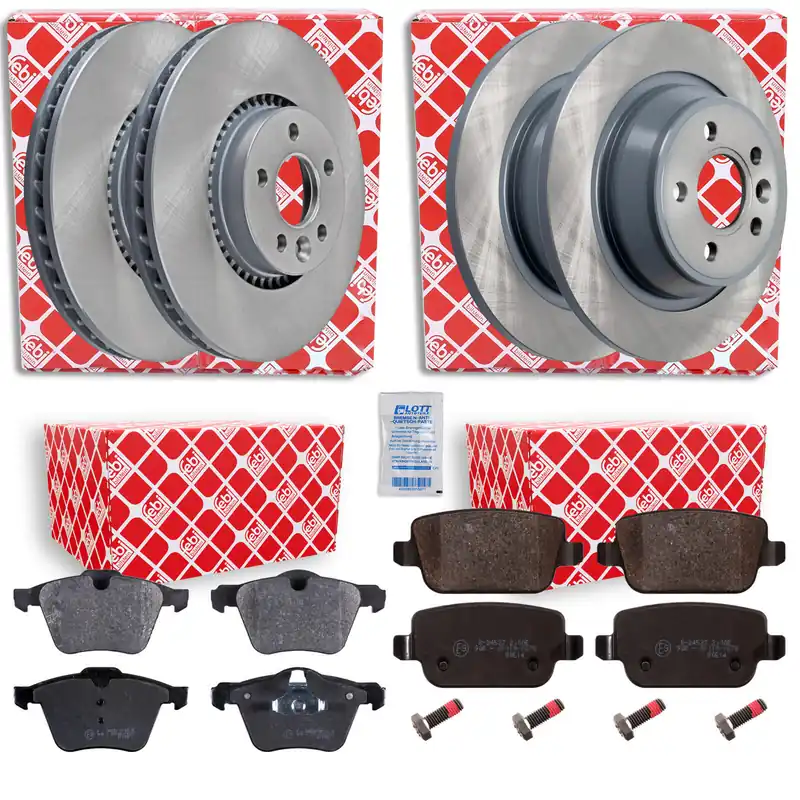 Super-Preis Febi Bilstein Bremsscheiben Bremsbeläge Vorne Hinten passend für Ford Galaxy 2.2