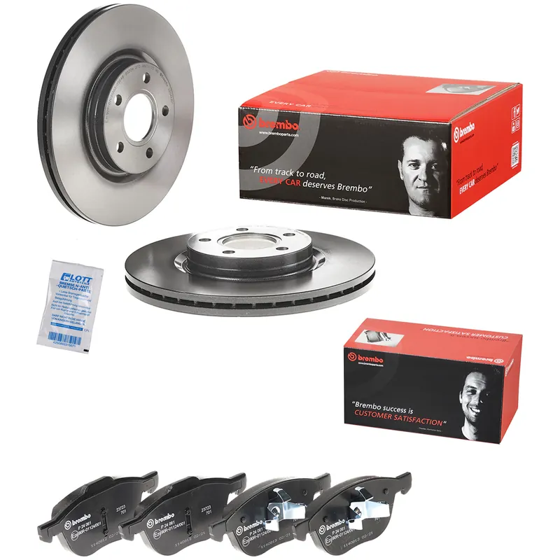 Jetzt Kaufen BREMBO BREMSSCHEIBEN + BREMBO BREMSBEL&Auml;GE