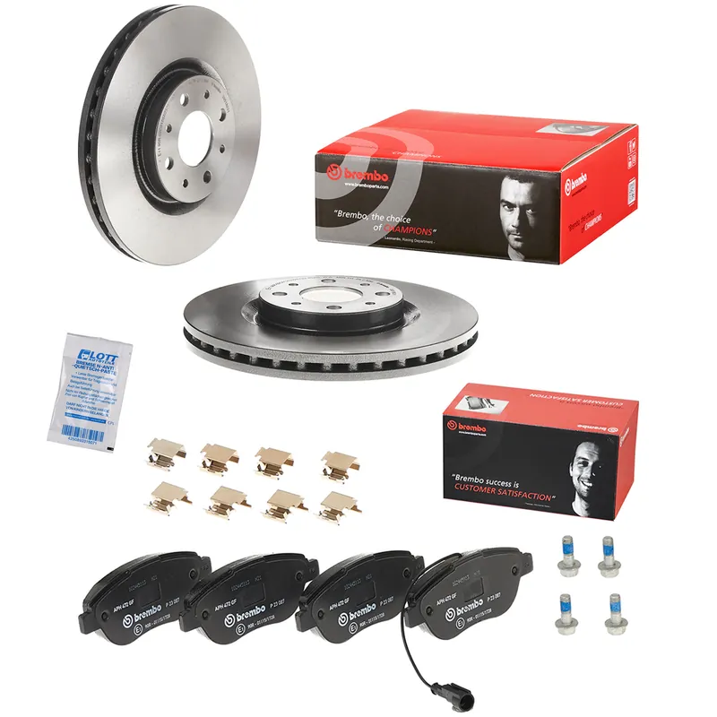 Beliebt Brembo Bremsscheiben 281mm + Bremsbeläge Vorne passend für Lancia Delta Fiat 1.4