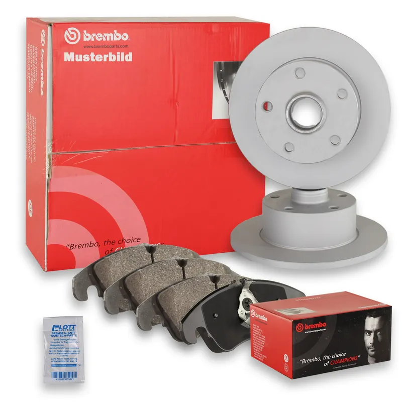 Versand Am Gleichen Tag Brembo Bremsscheiben 302mm + Bremsbeläge Hinten passend für Volvo V70 D3 D4 XC70