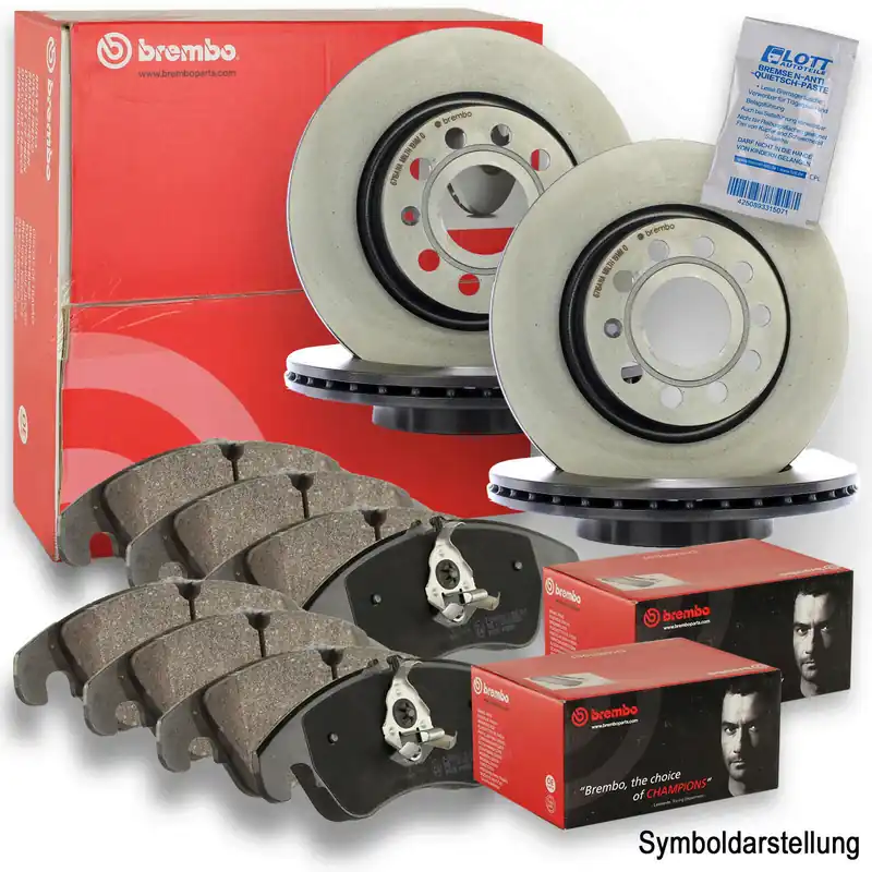 4x Brembo Bremsscheiben + Beläge vorne + hinten passend für Mazda CX-5 (KF GH) Jetzt Bestellen