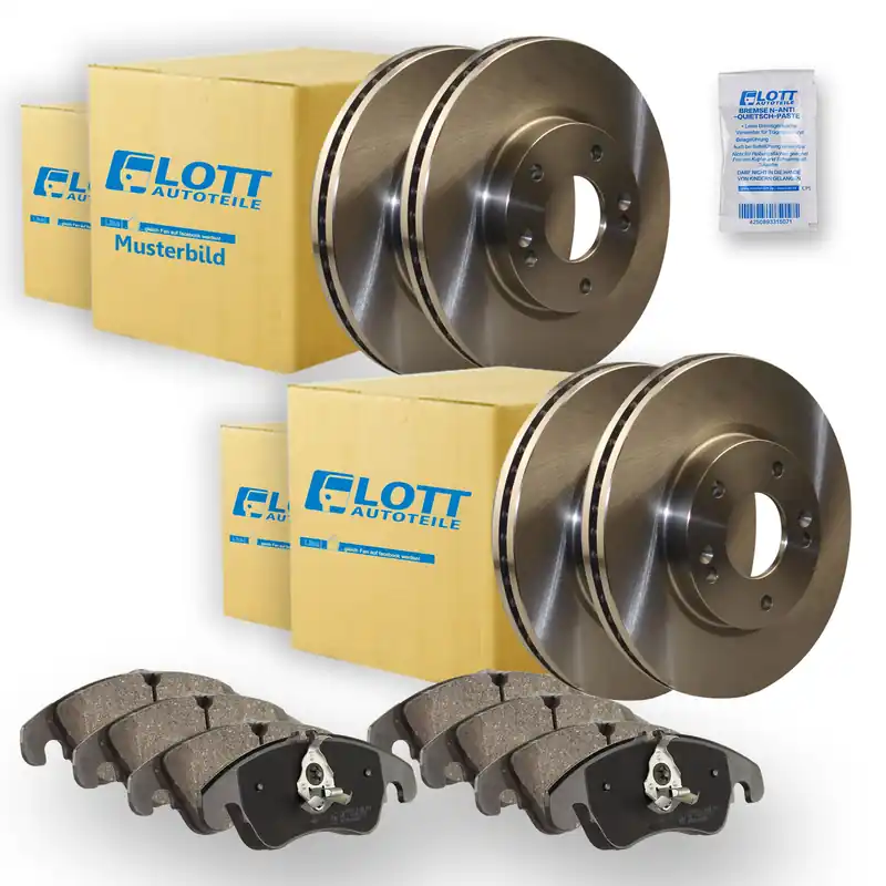 Top-Preis 4x Bremsscheiben + Beläge vorne hinten passend für Toyota GT 86 Coupe Subaru BRZ