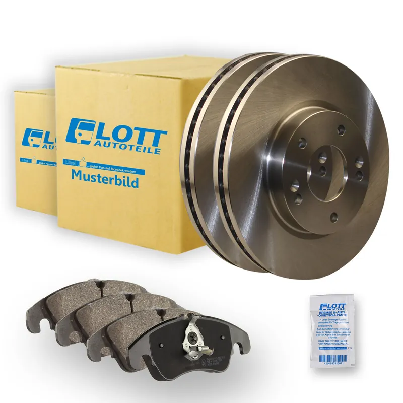 2x Bremsscheiben Bremsbelägenset Kit passend für Land Rover Td4 Soft Top 2.0 1.8 Beliebt