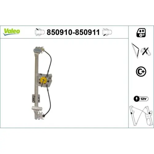 VALEO Fensterheber 850910 Versand Am Gleichen Tag