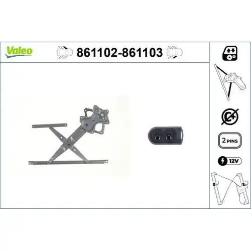 Echt VALEO Fensterheber 861103
