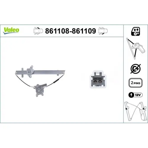 Top-Preis VALEO Fensterheber 861108