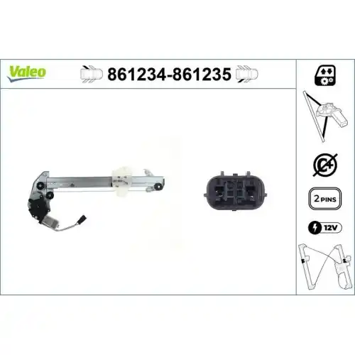 Wochenendangebot VALEO Fensterheber 861235