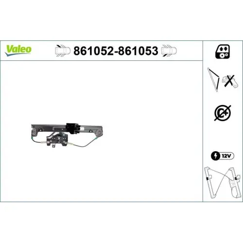VALEO Fensterheber 861053 Meistverkauft