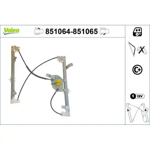 Versand Am Gleichen Tag VALEO Fensterheber 851064