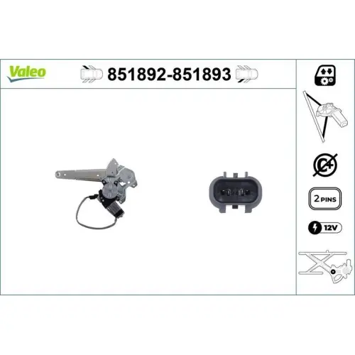 VALEO Fensterheber 851892 Bestseller