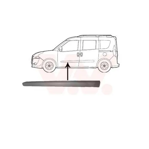 VAN WEZEL Zier-/Schutzleiste, Tür 1638423 Knallerangebot