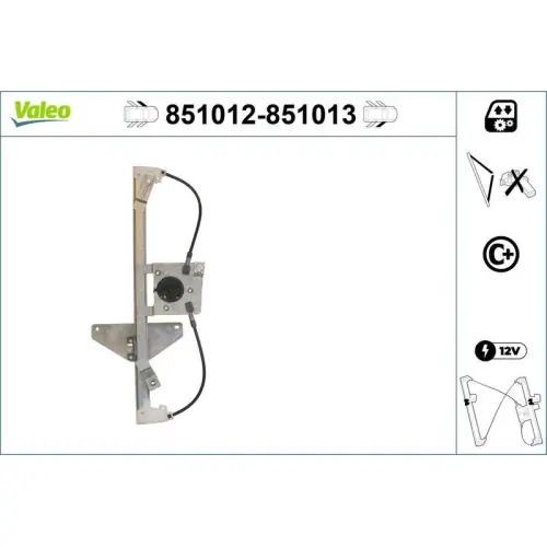 VALEO Fensterheber 851012 Neuheit
