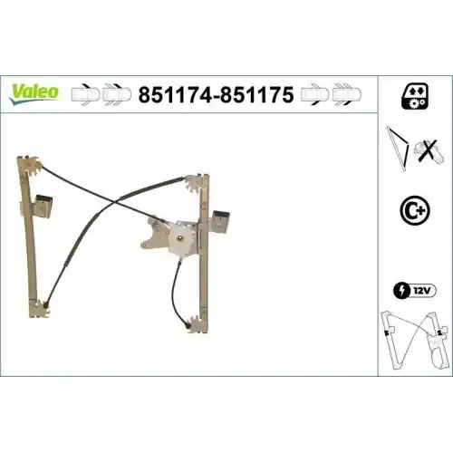 Neu VALEO Fensterheber 851174