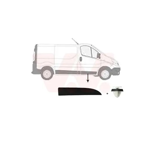 VAN WEZEL Zier-/Schutzleiste, Tür 4396422 Finale Aktion