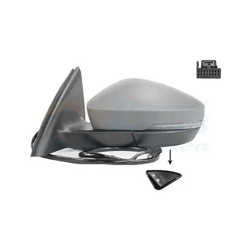 Bestpreis VAN WEZEL Außenspiegel * HAGUS * 7631815