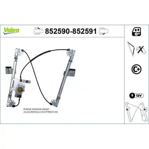 VALEO Fensterheber 852590 Preis Gesenkt