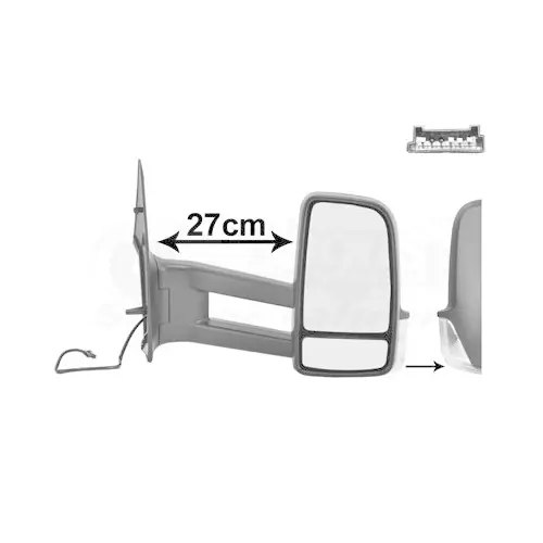 Bestpreis VAN WEZEL Außenspiegel * HAGUS * 5862824