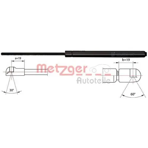 Neue Kollektion METZGER Gasfeder, Koffer-/Laderaum 2110449