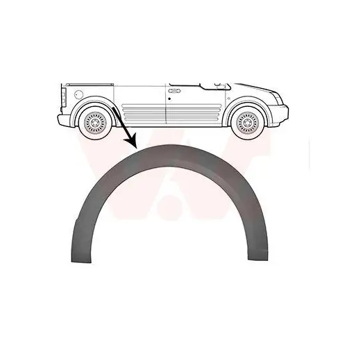 VAN WEZEL Verbreiterung, Kotflügel 1884524 Preis Gesenkt