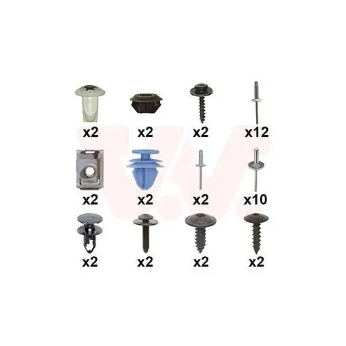 Aktuell VAN WEZEL Montagesatz, Stoßfänger 4414793