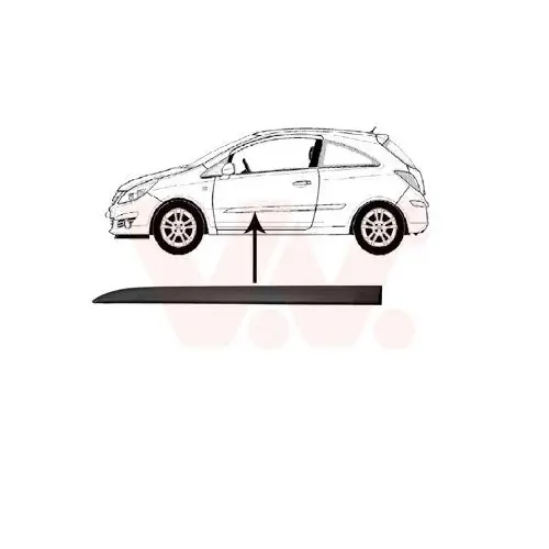 VAN WEZEL Zier-/Schutzleiste, Tür 3750427 Jetzt Kaufen