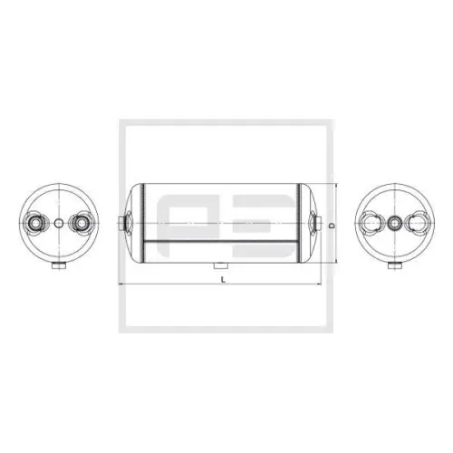 Schneller Versand PE Automotive Luftbehälter, Druckluftanlage 026.043-80A